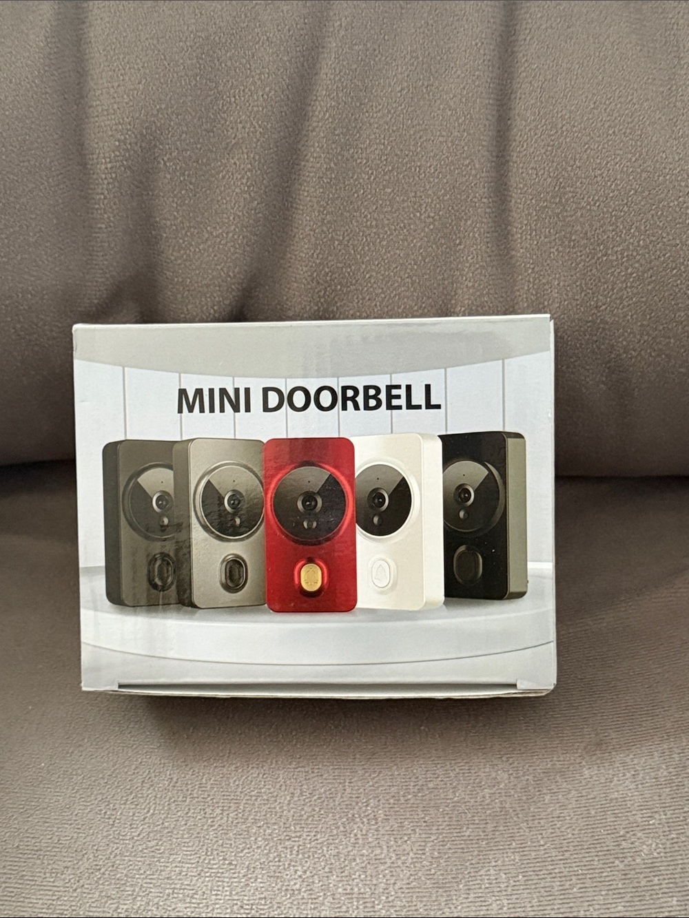 Mini Doorbell Camera - Red, White, Black, Gray Options